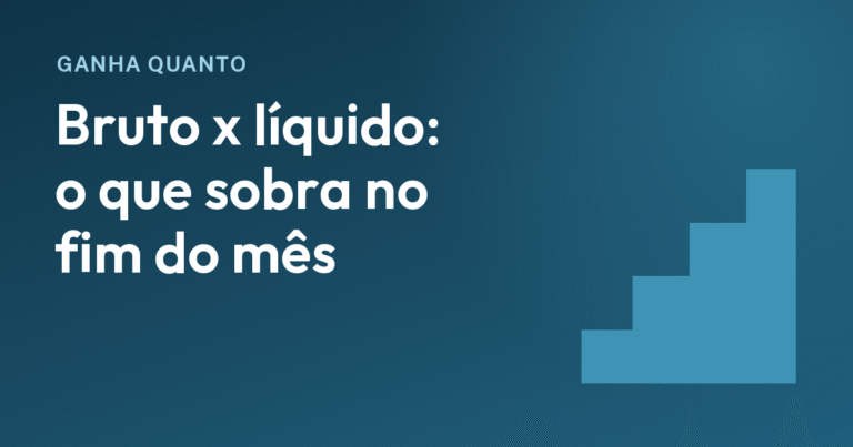 Bruto, líquido e o que sobra: a conta que quase ninguém faz antes do concurso
