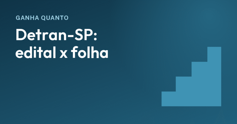 Detran-SP: edital fala em R$ 5,7 mil; mediana de quem já é agente foi R$ 8,1 mil em julho