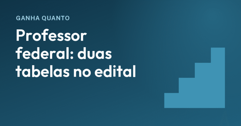 Professor federal: editais do mesmo cargo trazem dois valores. Tabela de 2025 ou de 2026?
