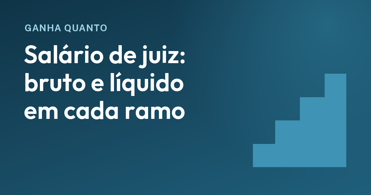 Salário de juiz estadual, federal e do trabalho: como ler bruto e líquido