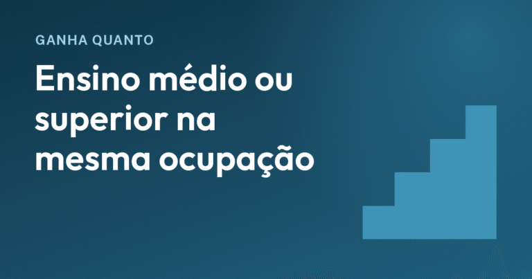 Quem declara ensino superior entra por mais? Administrador, sim; caminhoneiro, quase igual