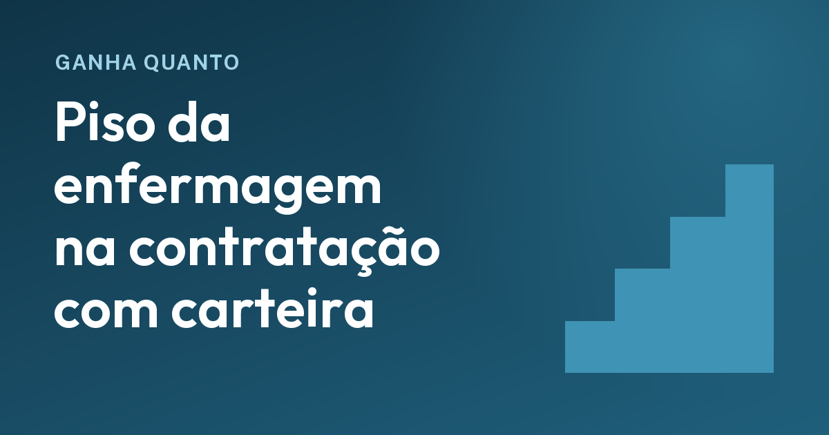 Técnico de enfermagem é contratado pelo piso? O salário com carteira na prática