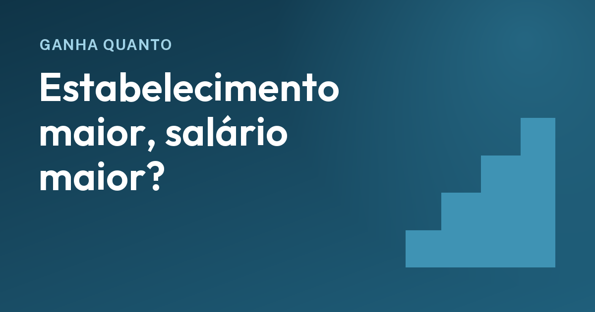 Estabelecimento grande ou pequeno: como fica o salário de contratação
