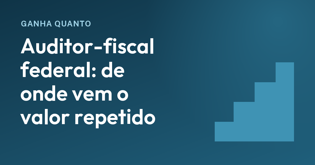 Auditor-fiscal da Receita e do Trabalho: de onde vem o valor de R$ 44.004,91